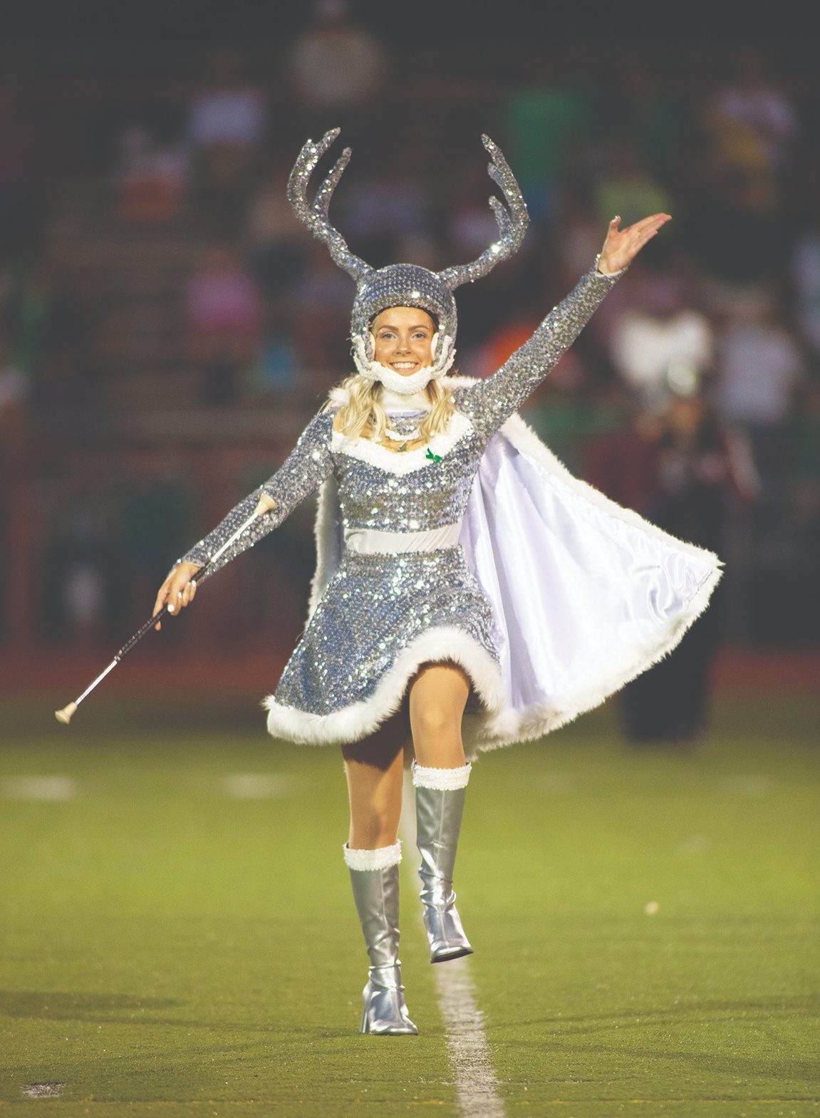 Miss Buck on field