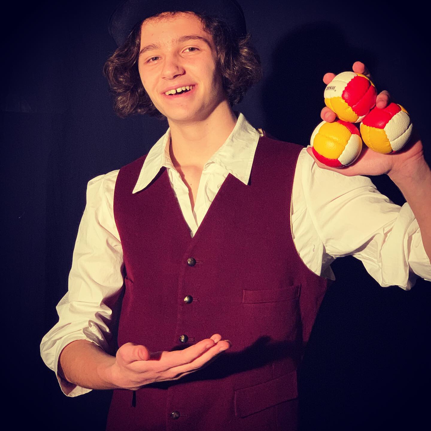 Max Snyder of Madison Township plays P.T. Barnum in the musical Barnum, which opens on April 26 at Act Out Theatre.