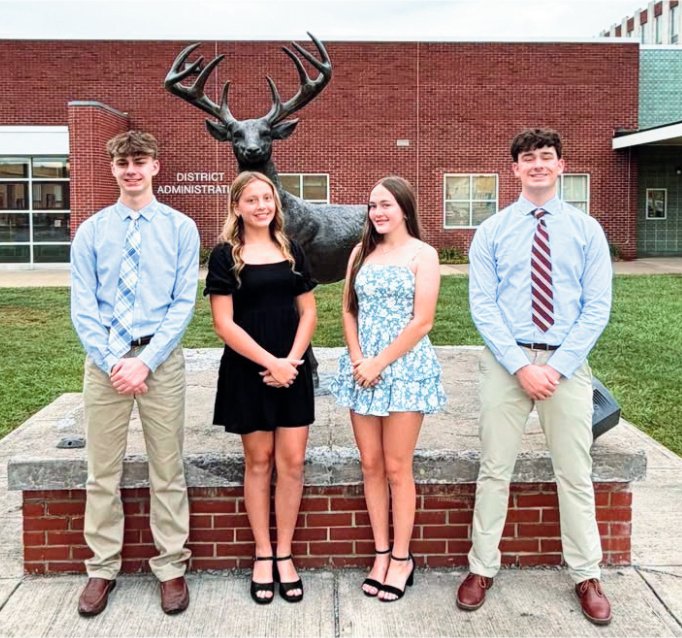 Sophomore Class Officers for the Class of 2029 have been announced by Dunmore High School. They are: Justin Schuster, president; Aubrey Mizenko, vice president;Peyton Ancherani, secretary, and Will Healey, treasurer.