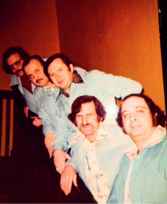 The Fabulous Fortunes are shown in the 1970s, from top left: Billy Woelkers, Stan Svetovich, Art Stanton, Pete Pusateri and Johnny Cognetti. All have passed except for Billy Woelkers. The band performed throughout the entire Pocono Mountain area.